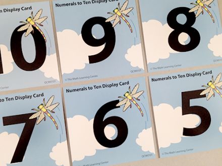 Numerals to Ten Display Cards