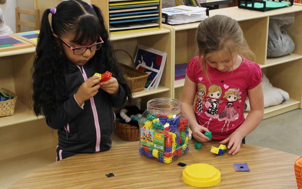 Manipulatives help students of all ages visually and physically understand math.